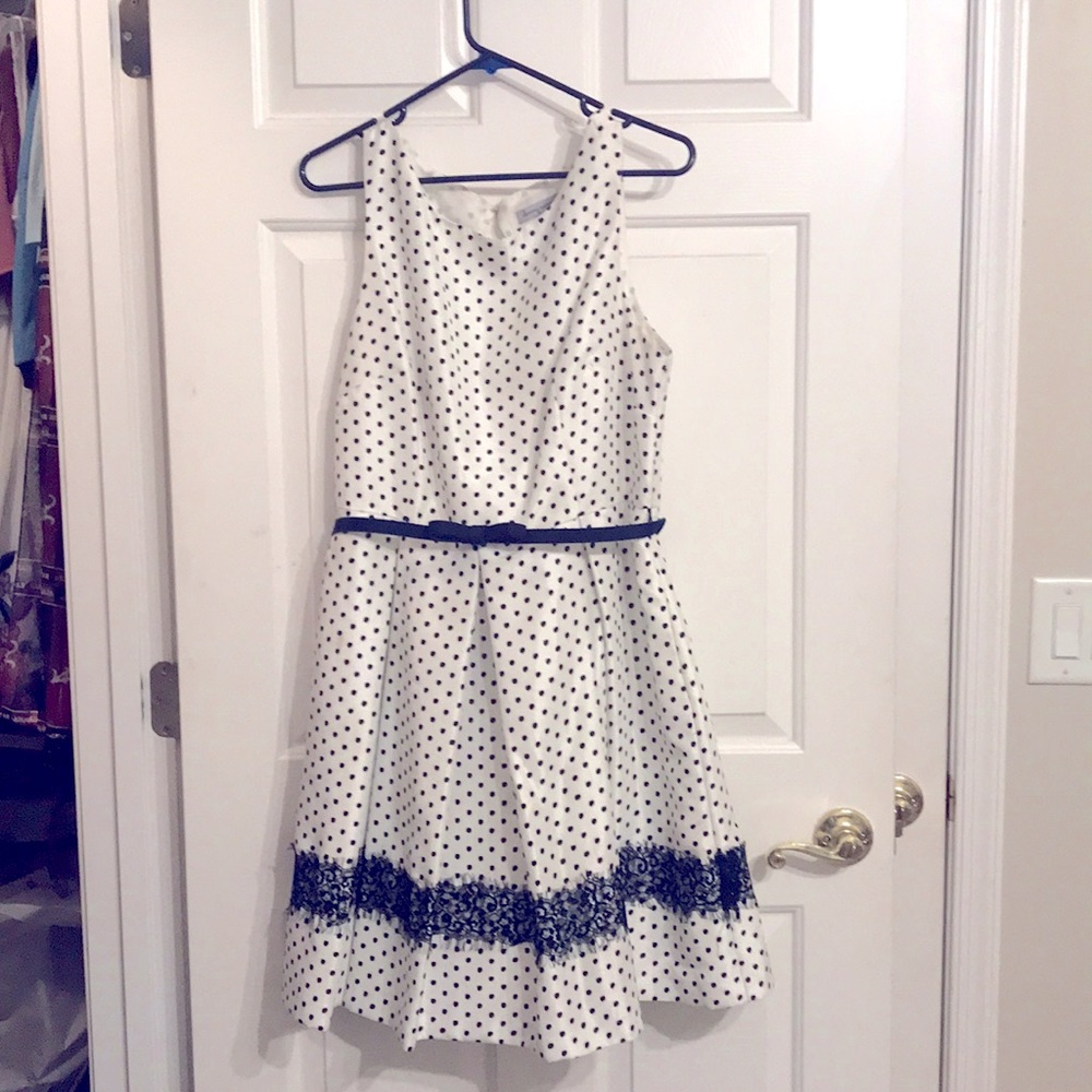 1950s Inspired Polka Dot Dress